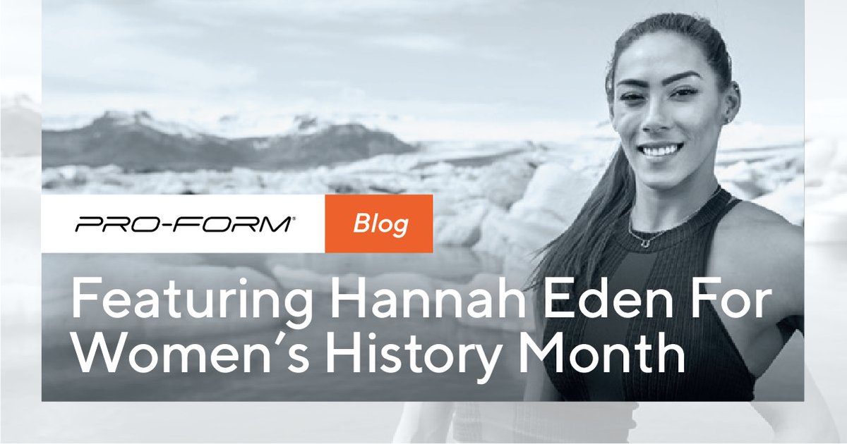 ProFormFitness's tweet photo. In 2014, Hannah Eden began competing at an elite level, becoming one of the Top 100 Fittest Women in the Southeast Region of the U.S. Lucky for us, she's also an @iFit trainer. 💖 Find out more about her here: https://t.co/JLaqKexJdF
#ProForm #ProFormBlog #iFit #TrainToLive https://t.co/nlOnaqKMqp