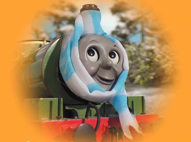 @MYFISHYBUSINESS This is the way that trains wear scarfs according to Percy’s imagination