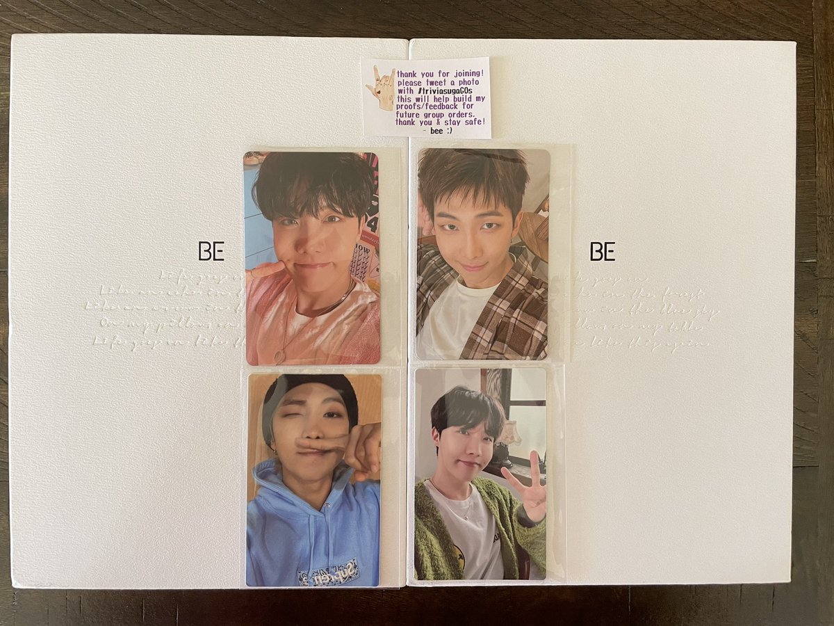 knjhobihes's tweet photo. they’re here they’re here !!!! what a good day to be me 🥰🤩💞💘🤪🤩🤩💞 @triviasuga thank you <333 

#triviasugaGOs https://t.co/QECcgdXFcv