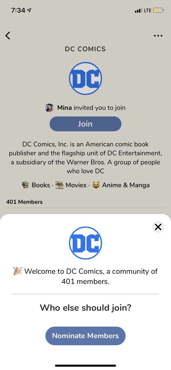 TheSeanTaff's tweet photo. So I just did a thing on @joinClubhouse  with @DCComics ! So excited to be a member! Come follow me!!! https://t.co/S5gTkQ82ka