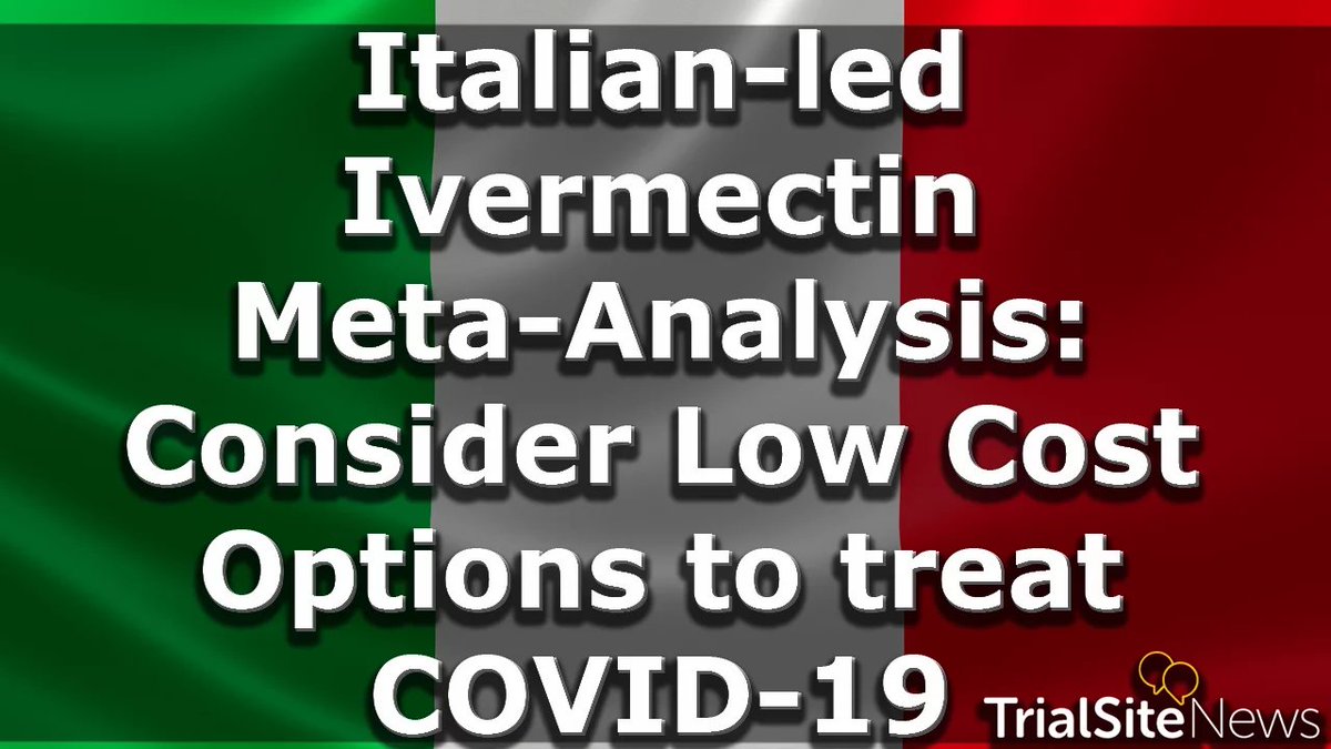 TrialsiteN's tweet photo. Beyond The Roundup | Italian-led Ivermectin Meta-Analysis: Consider For Help Treating COVID-19?
https://t.co/XaWmhWTnso
#Clinical #Research #Trials #news #COVID-19 #EIDD-2801 #Healthcare #IRCCS #Italy #Ivermectin #medical #Meta-Analysis https://t.co/WryWsH88fC