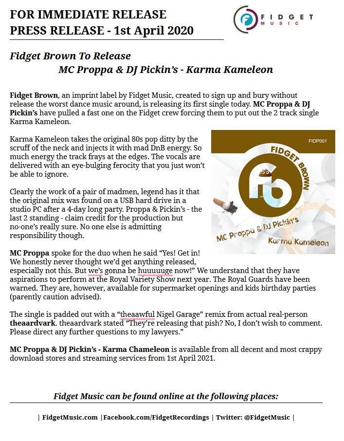 Fidget Music Label tweet media