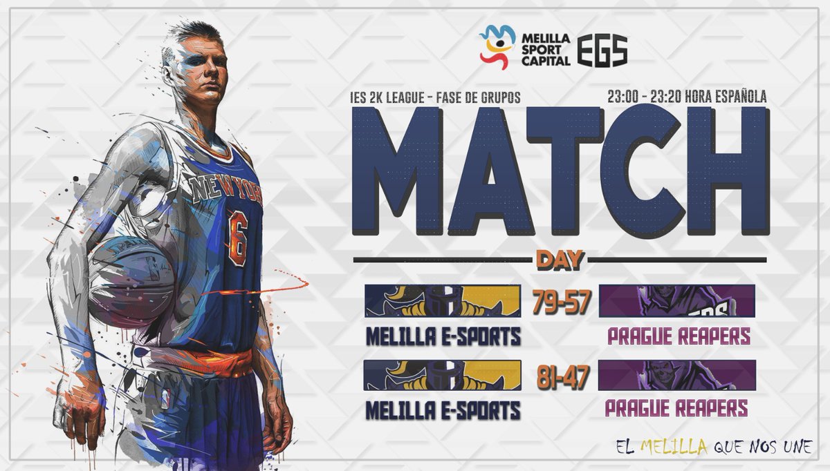 MelillaTitans's tweet photo. 🔵| #RESULTADOS
Volvieron los azulinos a 🇪🇺.
¡El @MelillaSC2K vuelve más fuerte que nunca!⚡
Primer partido de la F.Grupos de la @2K_IES y nos llevamos los encuentros frente al conjunto Checo. 🇨🇿
#melillasportcapital #gomsc https://t.co/JzZxfTKSoO