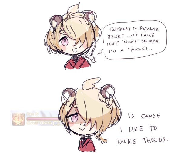 (It's a joke he's just Nuki cause he's a Tanuki) 