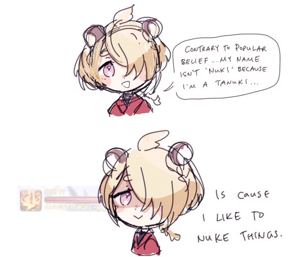 (It's a joke he's just Nuki cause he's a Tanuki) 
