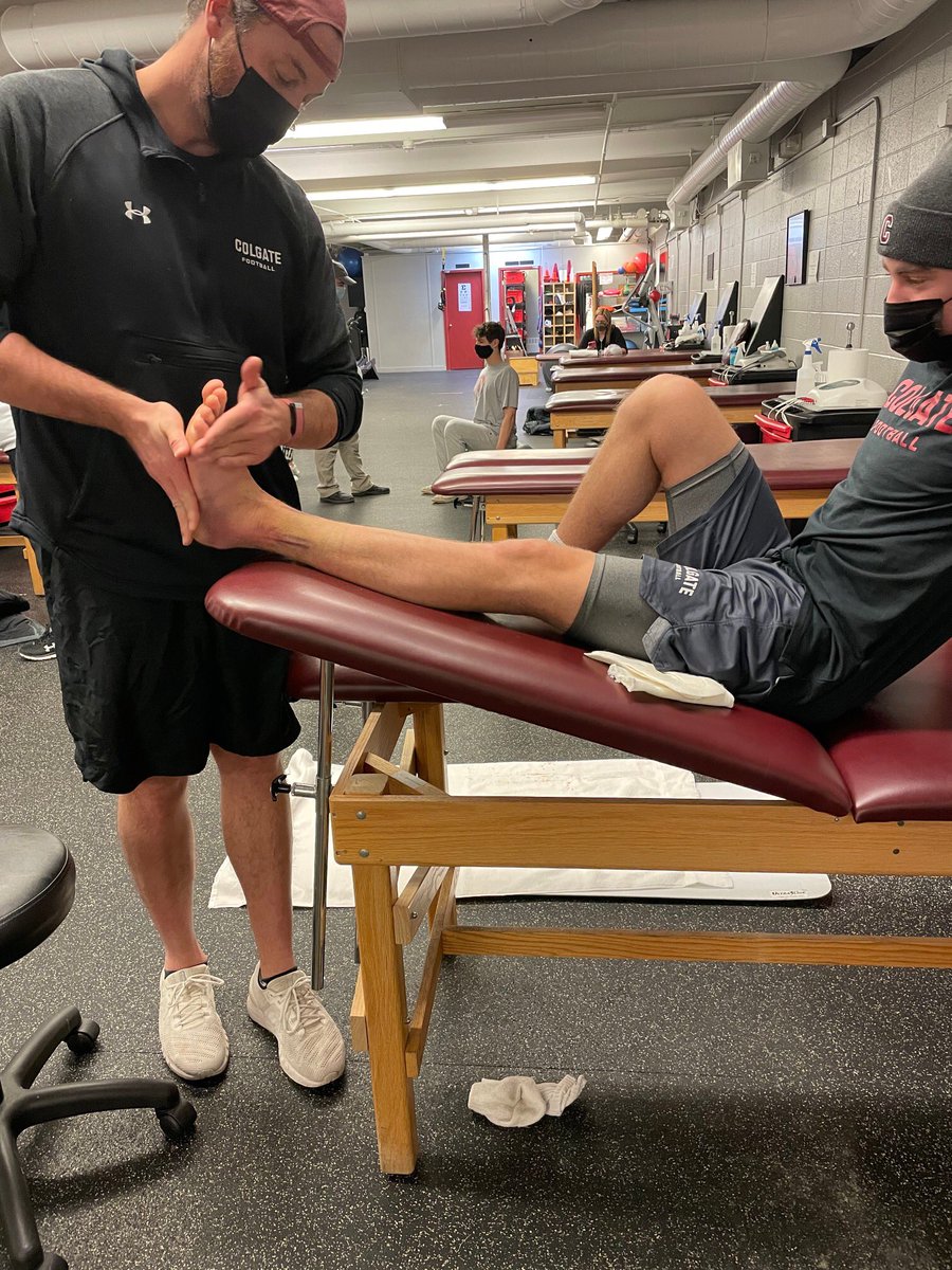 ColgateFB's tweet photo. Want to give a shout out to Cody &amp; Jill for National Athletic Training Month!

Glad we have the best in the business! https://t.co/seuYZJAc6d
