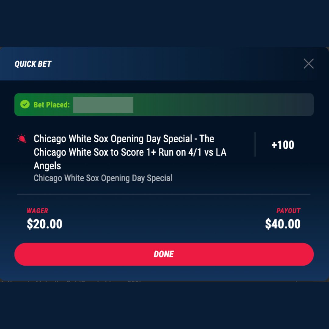 trentbets's tweet photo. Check out this boosted odds bet that I locked in at @PointsBetIL for tomorrow's #WhiteSox vs. #Angels game! #FreeMoneyAlert
Sign up using code LYNQSPORTS and they'll match your first deposit up to $250 and get in on the action. I'm so fired up for the season to start tomorrow! https://t.co/DpNdgMMVmS