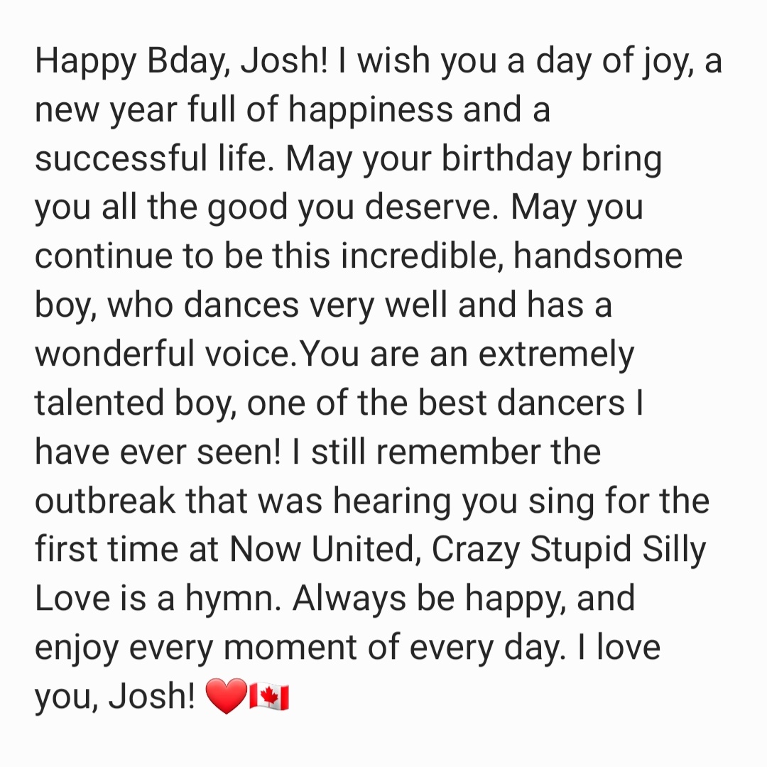 MateusSFr5's tweet photo. Happy Bday, Josh!!!! ❤ #HappyBdayJosh
#NOSHSBDAY #OHMYNOSH https://t.co/cHMtHPYfsL