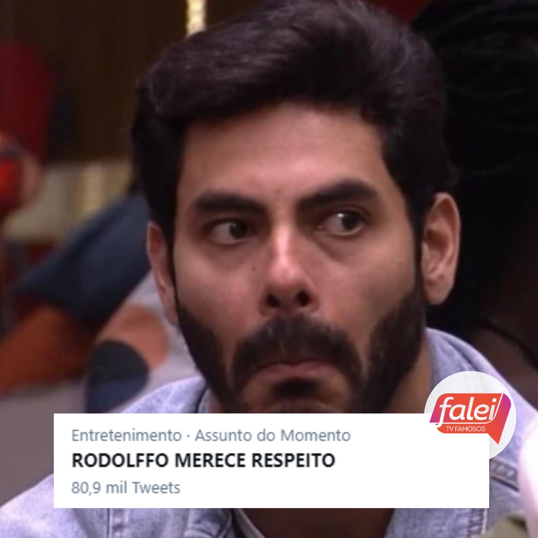 faleitvfamosos's tweet photo. A tag "Rodolffo merece respeito" já é um dos assuntos mais comentados do Twitter. Quem aí é a favor do movimento em prol do @iRodolffo?
#bbb #bbb21 #gilbertobbb #gildovigor #juliettebbb #cactus🌵 #Sarah #arthurbbb #camilladelucas #rodolffo #festadolider #festabbb #rodolffobbb21 https://t.co/kw6jHOD5wP