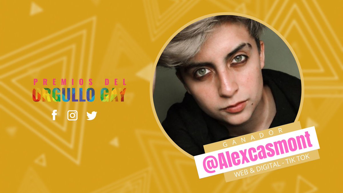 DelOrgullo's tweet photo. 🎉Felicidades a @Alexcasmont por ser la ganadora de los #PogMx en la categoría #PogTikTok🥇🏳️🌈 #OrgulloGay 💖
#Alexcasmont #PremiosDelOrgulloGay #WebDigitalTiktok
#TikTok https://t.co/qDTjBak9IA