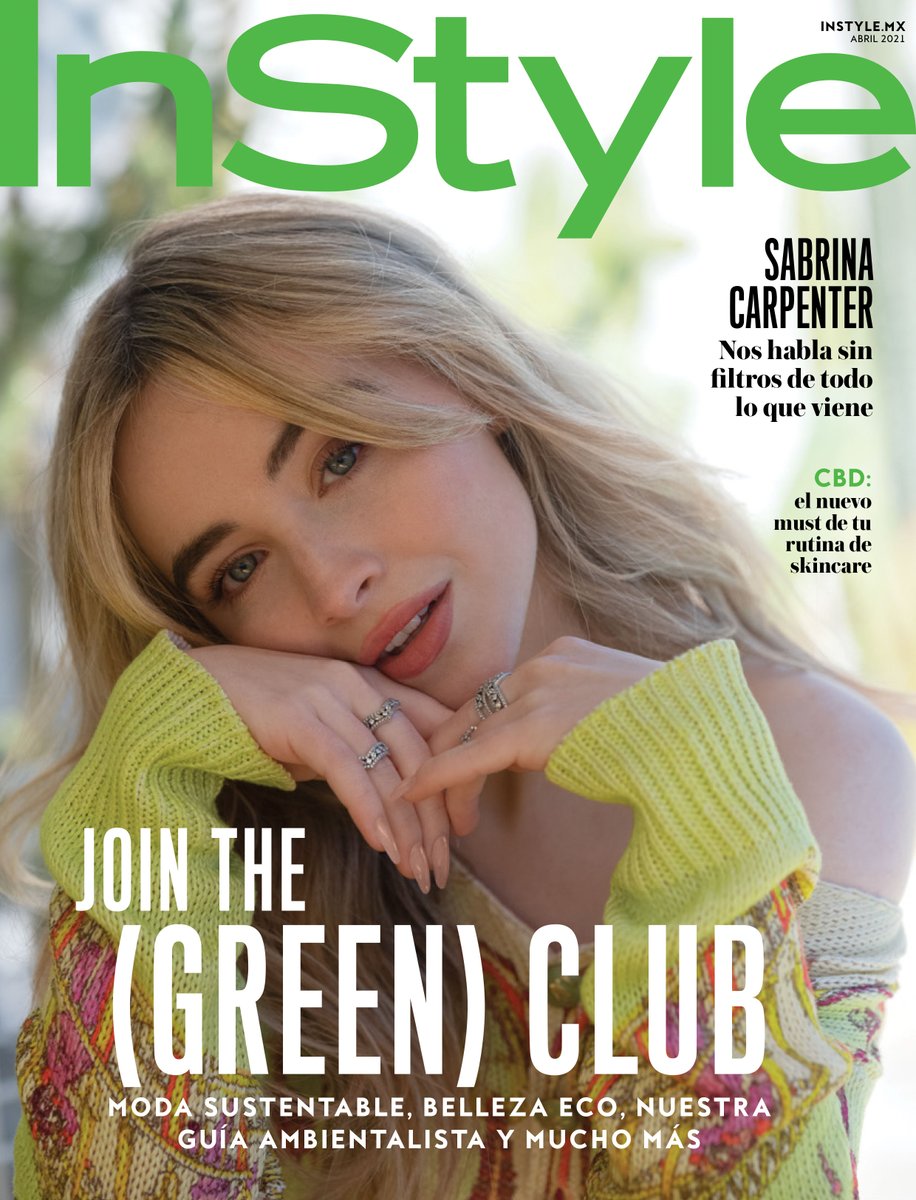 InStyleMexico's tweet photo. ¡Nuestro #GreenIssue está aquí! Esta edición es muy especial porque viene cargada de muchos consejos prácticos. En #portada @SabrinaAnnLynn nos cuenta sobre sus memorias más personales, en no tomarnos todo tan en serio y la evolución en su música. https://t.co/oNDO5g3uXl