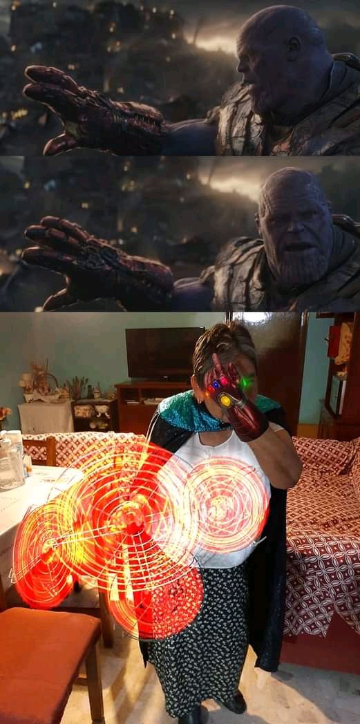 Deadpoolmx2's tweet image. El nieto de esta abuelita ,le pide ayuda a un amigo para editar la foto para regalarsela de cumpleaños porque dice a ella le gustan las películas de @MarvelLATAM @Marvel este fue el resultado #AbuelitaStrange #GrandmaStrange