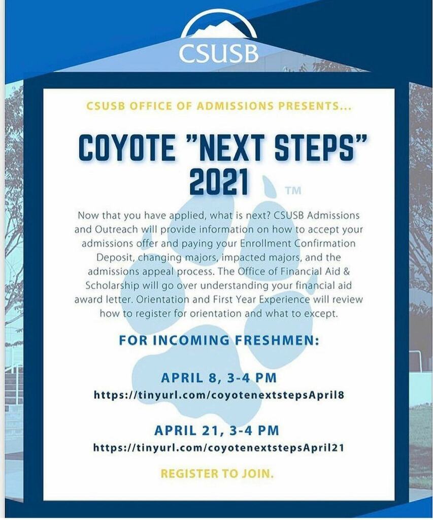 NorthAVID's tweet photo. @csusb https://t.co/q46sySppTg
