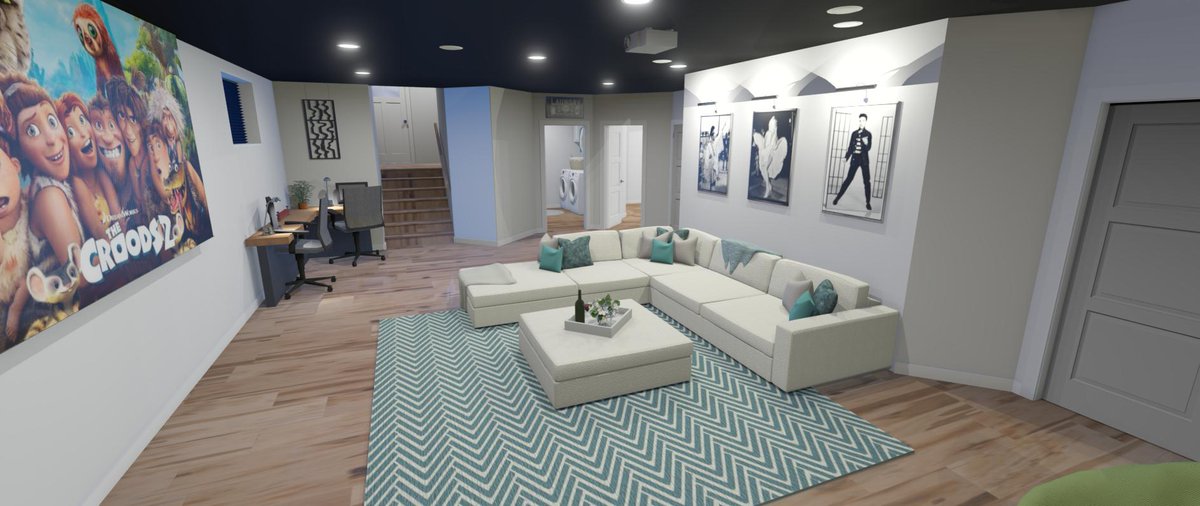 3designVerity's tweet photo. Staycation! We love this media room design ❤ If you can dream it...we can draw it! #medhat #3drendering #rendering #homedesign #mediaroom #staycation https://t.co/9Sg7HTatBm
