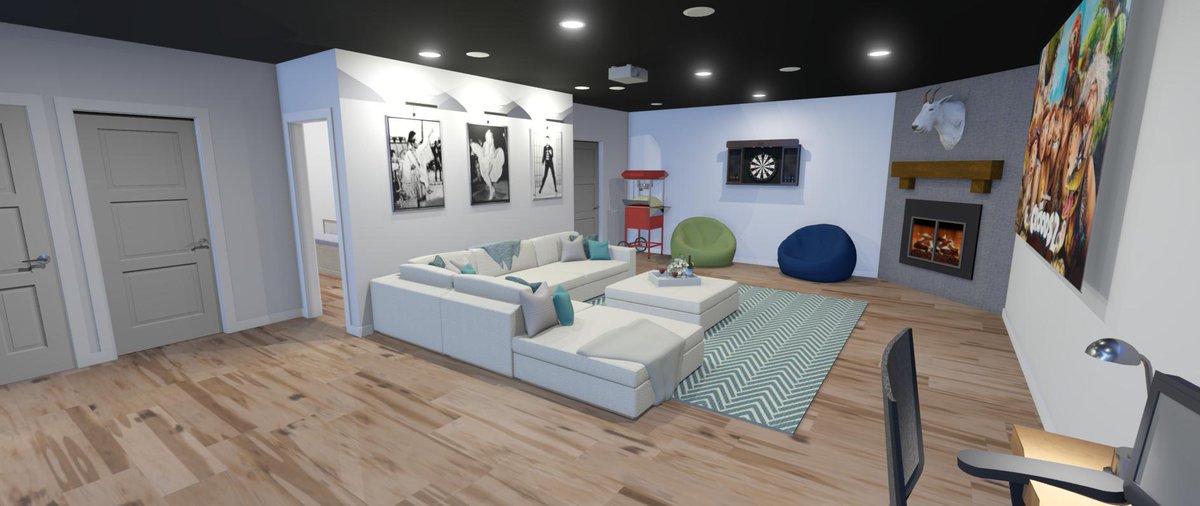 3designVerity's tweet photo. Staycation! We love this media room design ❤ If you can dream it...we can draw it! #medhat #3drendering #rendering #homedesign #mediaroom #staycation https://t.co/9Sg7HTatBm