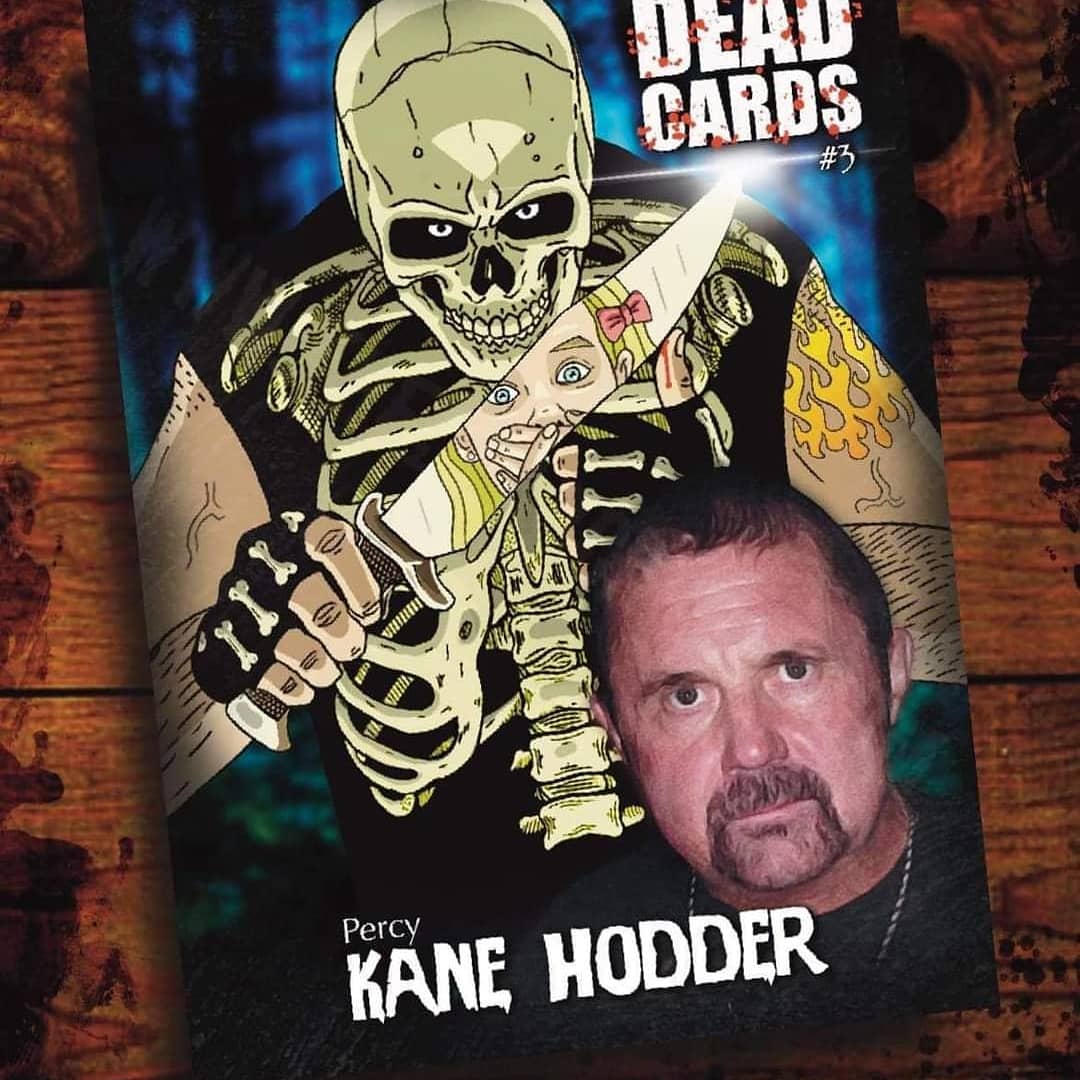 DemSocialRTMom's tweet photo. Check out my husband's artwork, @Jwereboi of Kane Hodder as Percy from the movie The Good Things Devils Do directed by Jess Norvisgaard! Presented by The Dead Cards!
The pre-order event is open!  Go get your collection started now! 
https://t.co/0JWf3m6BL7 https://t.co/vCHUB5i3mv