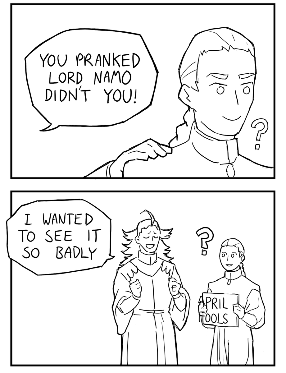 Tatara_Tarou's tweet photo. April Fools comics for 2021!
#mairon #eonwe #melkor
1/2 https://t.co/Dn7CNZjAKK