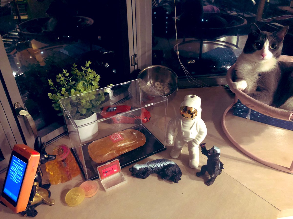 BtcCrdz's tweet photo. If you’re not into the side business of #asssats, remember: we still do custom commissions like @OpenDime Lambos and BTC CRDZ chips, NFC tags hidden in sculptures, the sky is the limit eith how you hide your BTC! Everything in this picture hides private keys one way or another... https://t.co/eMlSE1pvP3