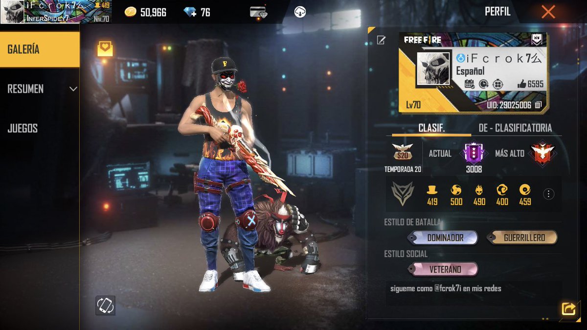 Fcrok7i's tweet photo. @freefirelatino Espero poder ganar🥺 https://t.co/3Csyavc1Nd