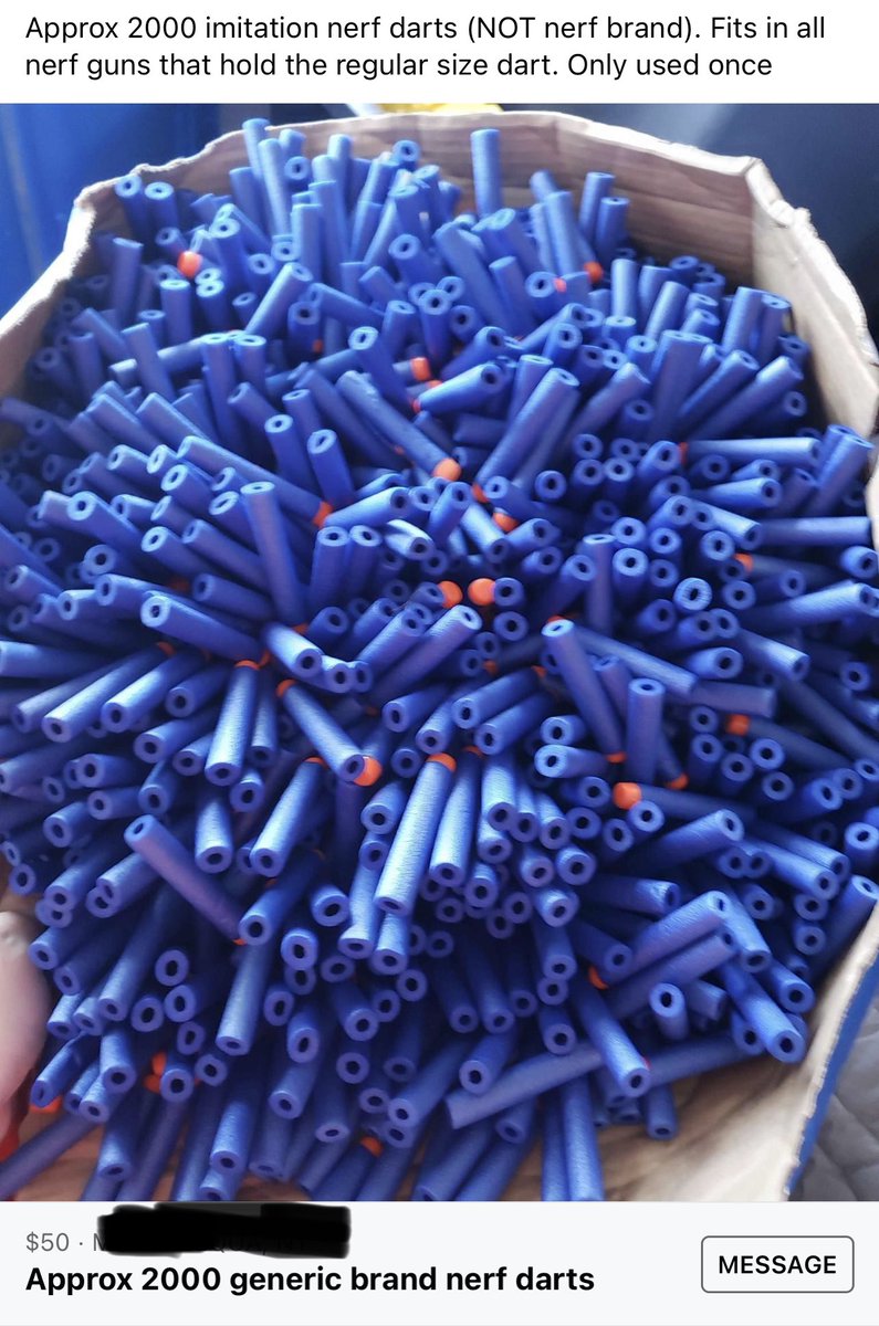 2k in fake nerf darts 