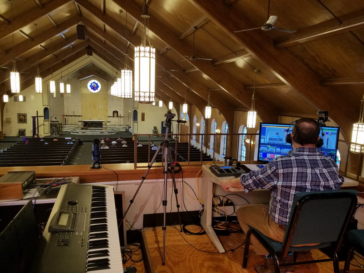 7th grade spent the morning being photographed and recorded for Living Stations!! Watch for a video link on Friday. #keepingtraditions