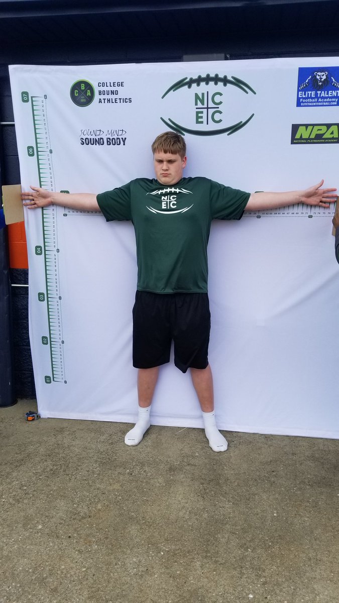 CSmithScout's tweet photo. This is a talented group of in-state O-linemen ...#NCEC 

- '23 @freemsam003 - Lebanon
- '23 @JCrocker78 - FRA 
- '23 @nate_bledsoe75 - Briarcrest 
- '24 @ronan_connell - Page 

#EliteFB  #NPA  #SMSB 

#CSS https://t.co/H1T59pdq3c