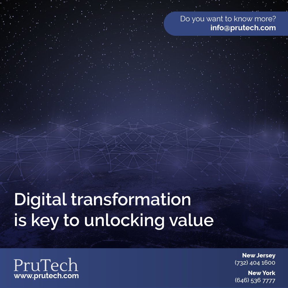 PrutechUS's tweet image. It’s only by breaking down what exactly you need in digital transformation and identifying the why that the transformation serves in the end, that you’ll reap that value.
prutech.com
#StayHome #StaySafe
#DigitalTransformation
#CustomDevelopment
#SoftwareImplementation