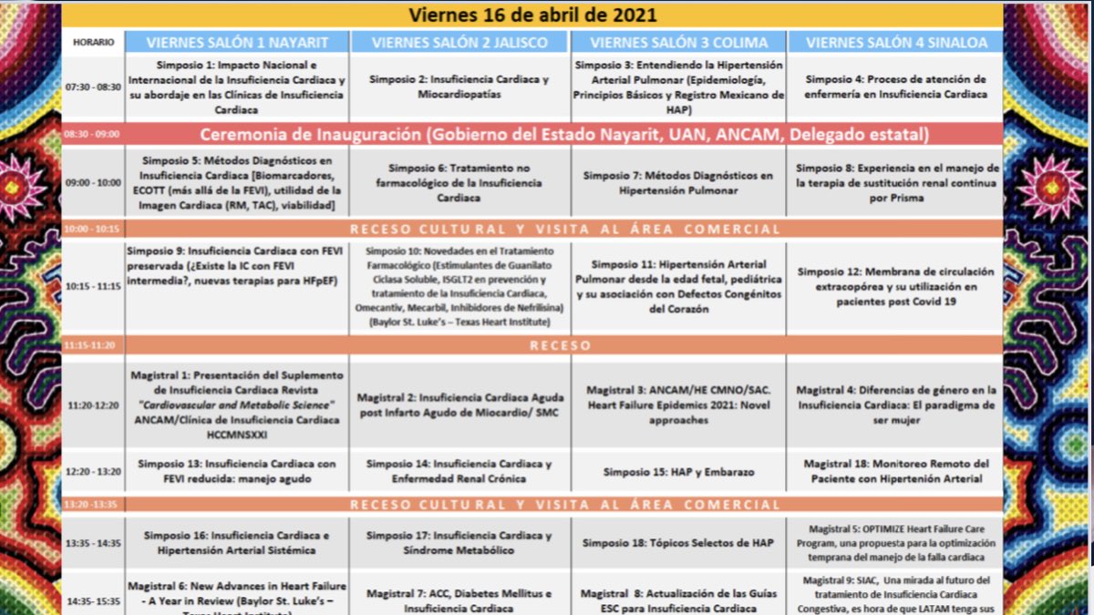 ANCAM_MEXICO's tweet photo. 🗓 16 y 17 de #Abril 
¡Te esperamos!
#RegionalVirtualANCAM2021 
#Registraste y revisa el programa👇🏻
♥️➡️ https://t.co/aq3Wx2k65I

@SIAC_cardio @smexcardiologia @secardiologia @CVasquezMD @paomorejon @rcpEspana @CardiologiaSVC @FacMedicinaUNAM @ClaudiaAlmont17 @gabrielaborray3 https://t.co/LKfTJlsMze