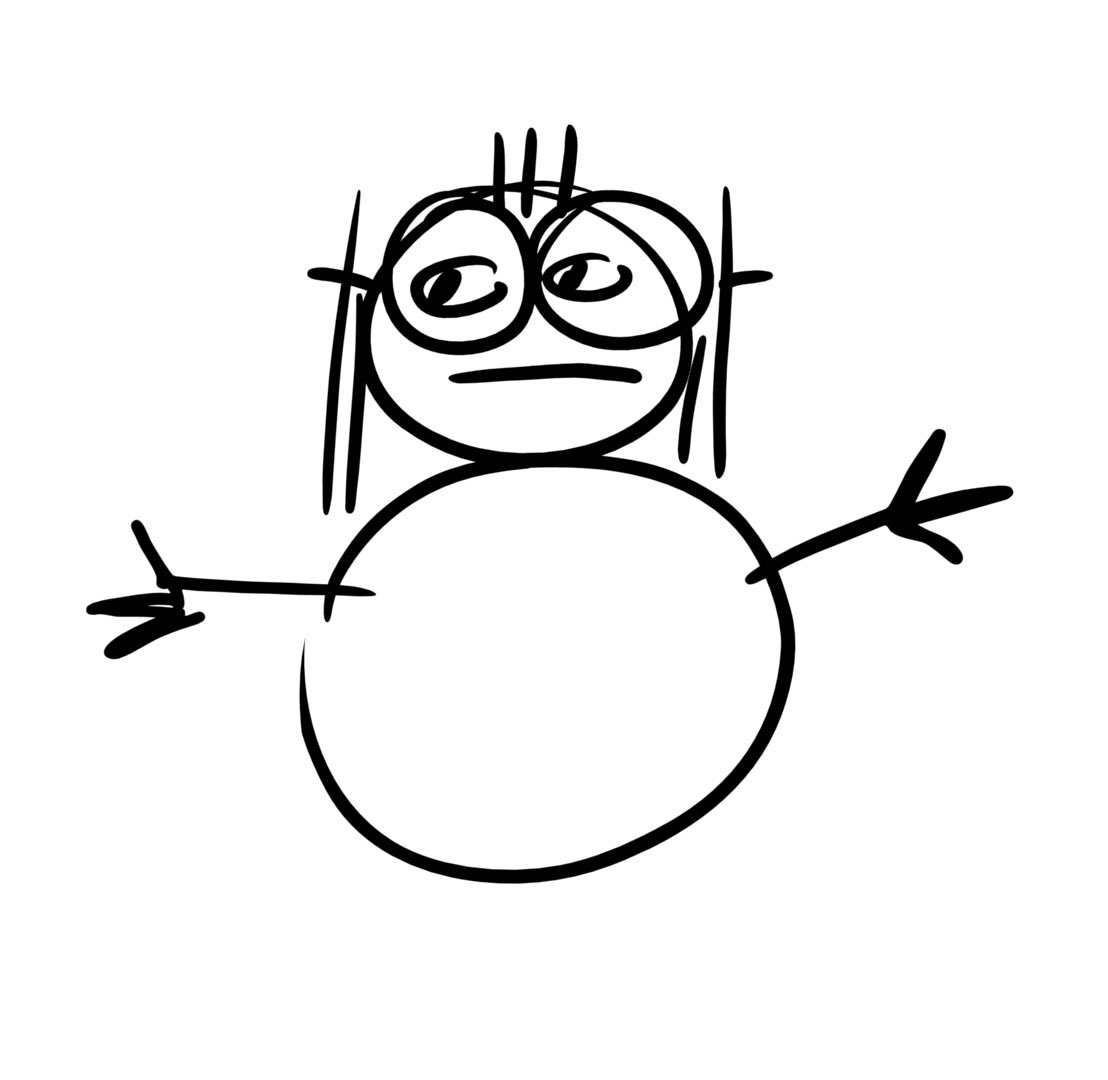 It's been a while since I've drawn fanart so I decided to draw myself as the snowman from the movie The Snowman. It's my snowsona.