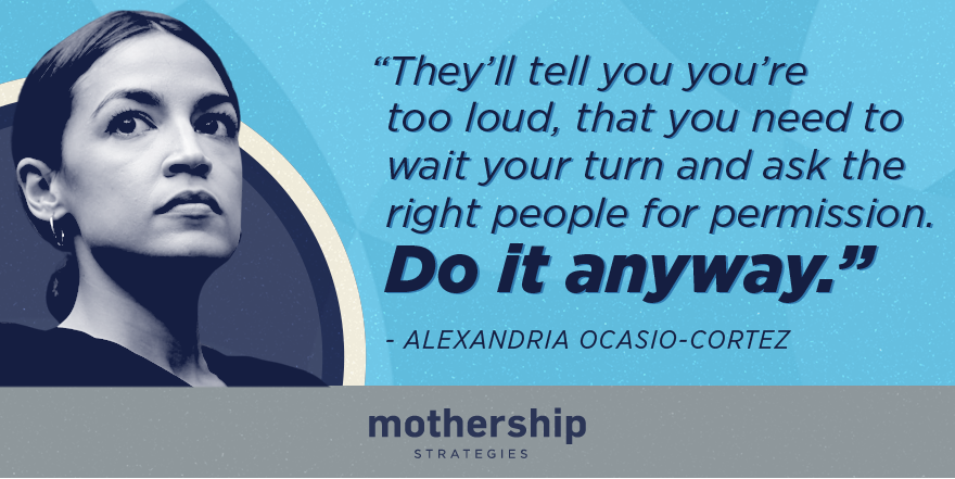 teammothership's tweet photo. We needed this today. If you’re ever doubting if you should do something but are afraid of limitations or what people might think, look no further: https://t.co/hKyNNBzL1v