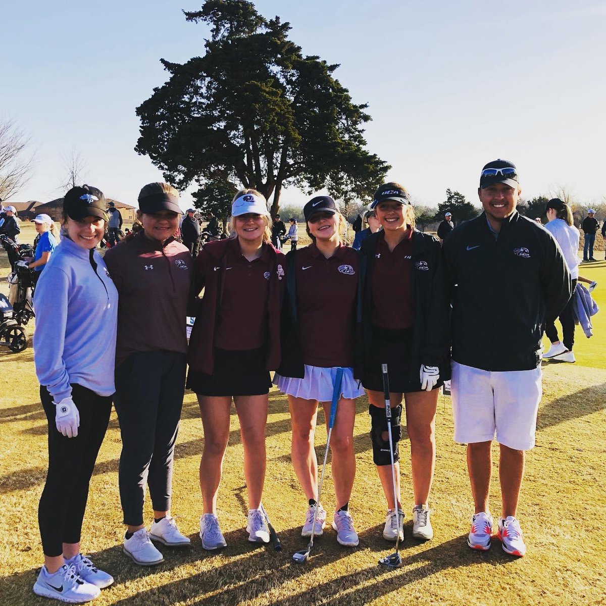 G_GreyPowell's tweet photo. Proud of our OCA Lady Eagles golf team &amp; excited to have Coach McCool leading our young golfers! Way to go ladies! #HonorGod #WTD #CodeMaroon 🏌️‍♀️ 🦅 https://t.co/9RtFtLiRrV