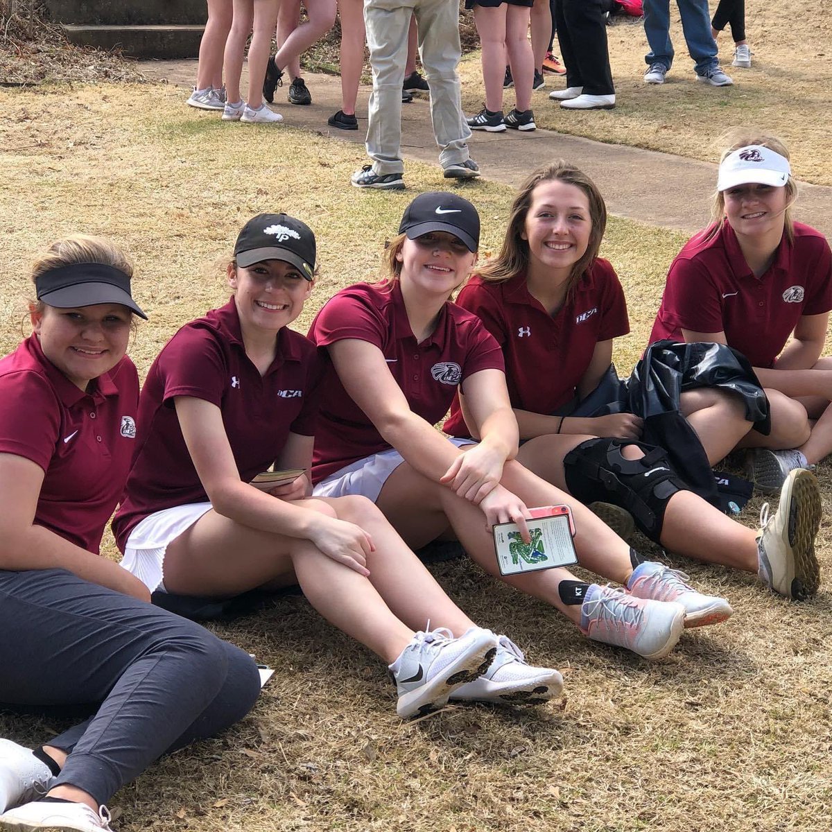 G_GreyPowell's tweet photo. Proud of our OCA Lady Eagles golf team &amp; excited to have Coach McCool leading our young golfers! Way to go ladies! #HonorGod #WTD #CodeMaroon 🏌️‍♀️ 🦅 https://t.co/9RtFtLiRrV
