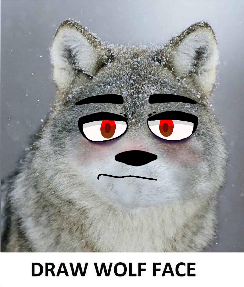 CalabazaLate's tweet photo. Me quise unir al reto- #art #challenge #wolf https://t.co/1PCRHBTgKm
