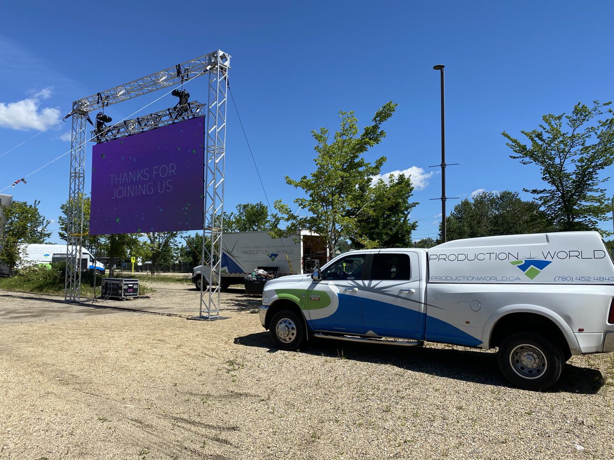 JonBeckett2's tweet photo. Hey all you @EPSBNews #Teachers
Looking for a way to hold a #SafeGrad ?
Look no further!
#VirtualGrad
#DriveInGrad
#StreamedToTheWorld
We are here to serve
Best staff in the land
Give us a call
@productionworld https://t.co/99cmOTaWJa
