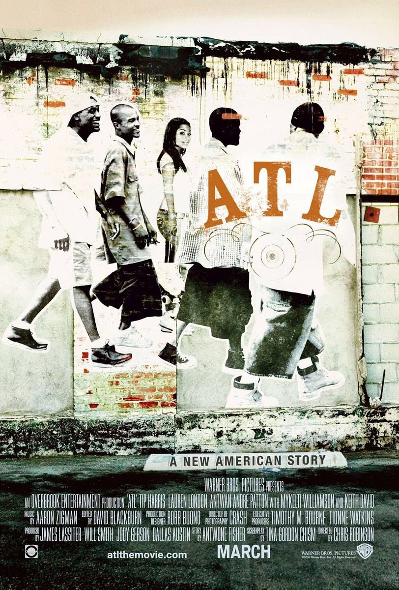 FilmNewsNos's tweet photo. 🎬MOVIE HISTORY: 15 years ago today, March 31, 2006, the movie ‘ATL’ opened in theaters!
#TI #EvanRoss #LaurenLondon #JackieLong #AlbertDaniels @itsJasonWeaver @BigBoi #KeithDavid #MykeltiWilliamson #AprilClark #LonetteMcKee #MarkiceMoore #TashaSmith #Monica https://t.co/O0e4qJbhr7