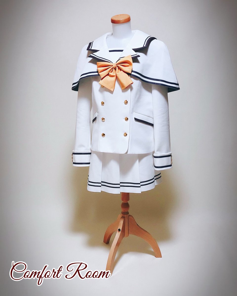 Comfort Room 男性専用 変身写真 埼玉 川越 On Twitter 白色の生地に金色のボタンが映える可愛い制服です また ケープは取り外しできます Https T Co W7r9bd2ben Https T Co Yok9kqwhqx 撮影 女装 女装サロン メイク 偽娘 変身写真 Crossdresser 男