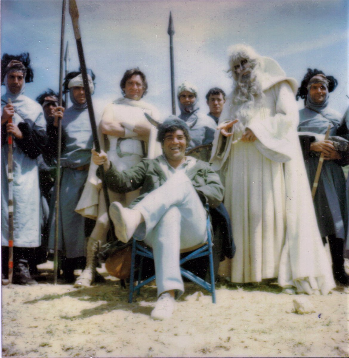 ralphbakshi's tweet photo. Shooting the Battle of Helm's Deep in Spain #LOTR #Tolkien https://t.co/nlE2hewl49
