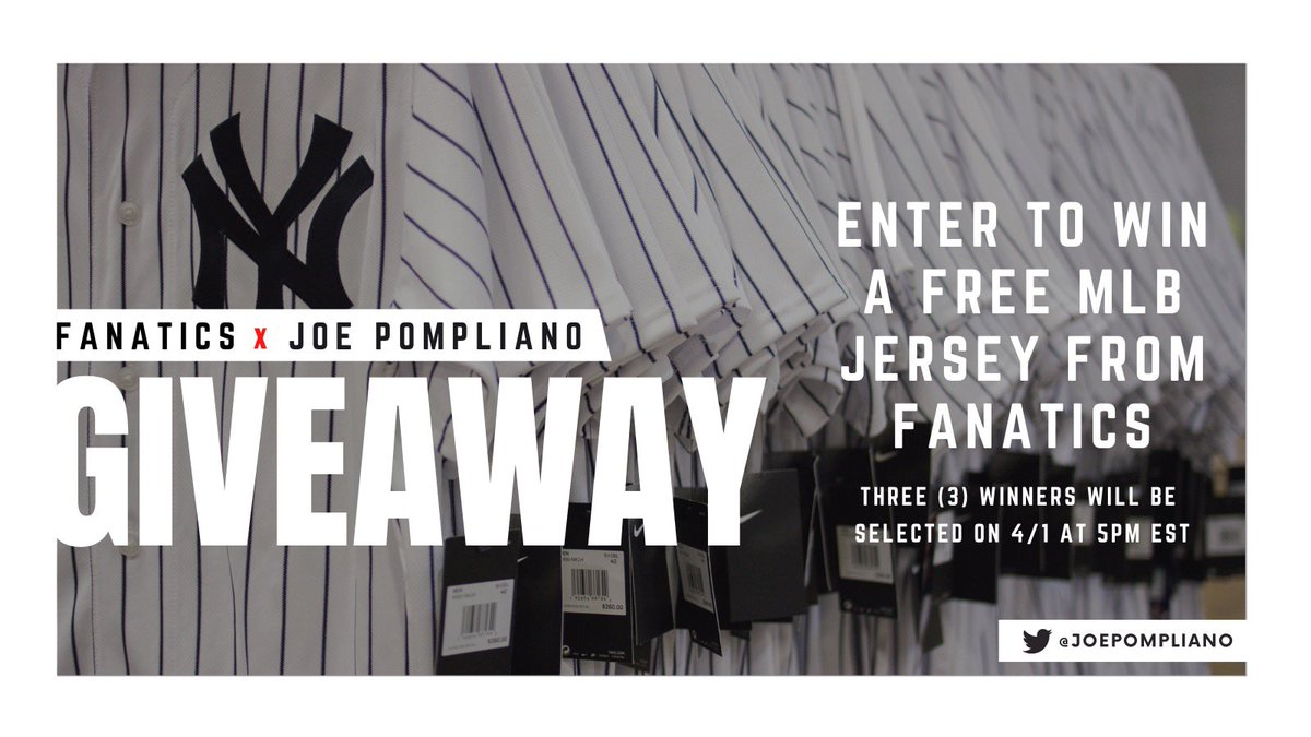 🚨 Giveaway 🚨

With MLB opening day tomorrow, I've teamed up with my friends <a href="/Fanatics/">Fanatics</a> to give away three MLB jerseys.

The rules are simple:
1. RT this tweet
2. Sign up for my newsletter at readhuddleup.com

Ps. Make sure you follow me so I can DM the winners.