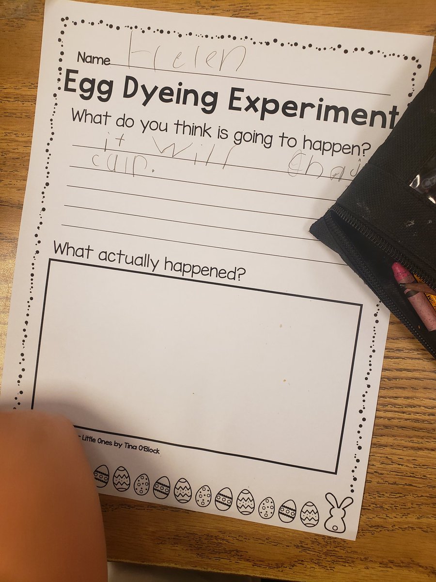andreamhoward86's tweet photo. We've been doing some Easter science experiments this week! #awesomefirsties #scienceiscool #explodingeggdye https://t.co/wq04sEwEyJ