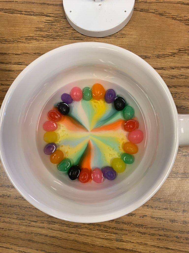 andreamhoward86's tweet photo. More Easter science experiments! #awesomefirsties #jellybeanrainbow #scienceiscool https://t.co/sr9hh42p3y