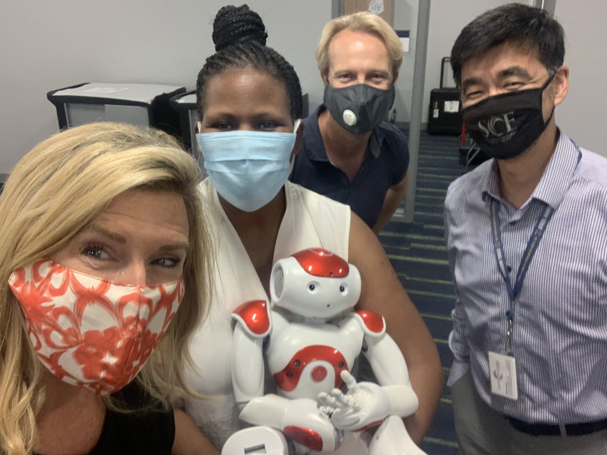 shannonrohrer5's tweet photo. Great Day discussing #Entrepreneurship #Innovation #Diversity @SCFnow #26WestIncubator w/ #MattHarper #DeshBagley & Bridge Angel Investor @poffringa (& robot Jane ;) #SWFl #Bradenton #Sarasota #OpportunityBuilders #Community #Entrepreneurialecosystem #EDC https://t.co/t32eJ9bIrK
