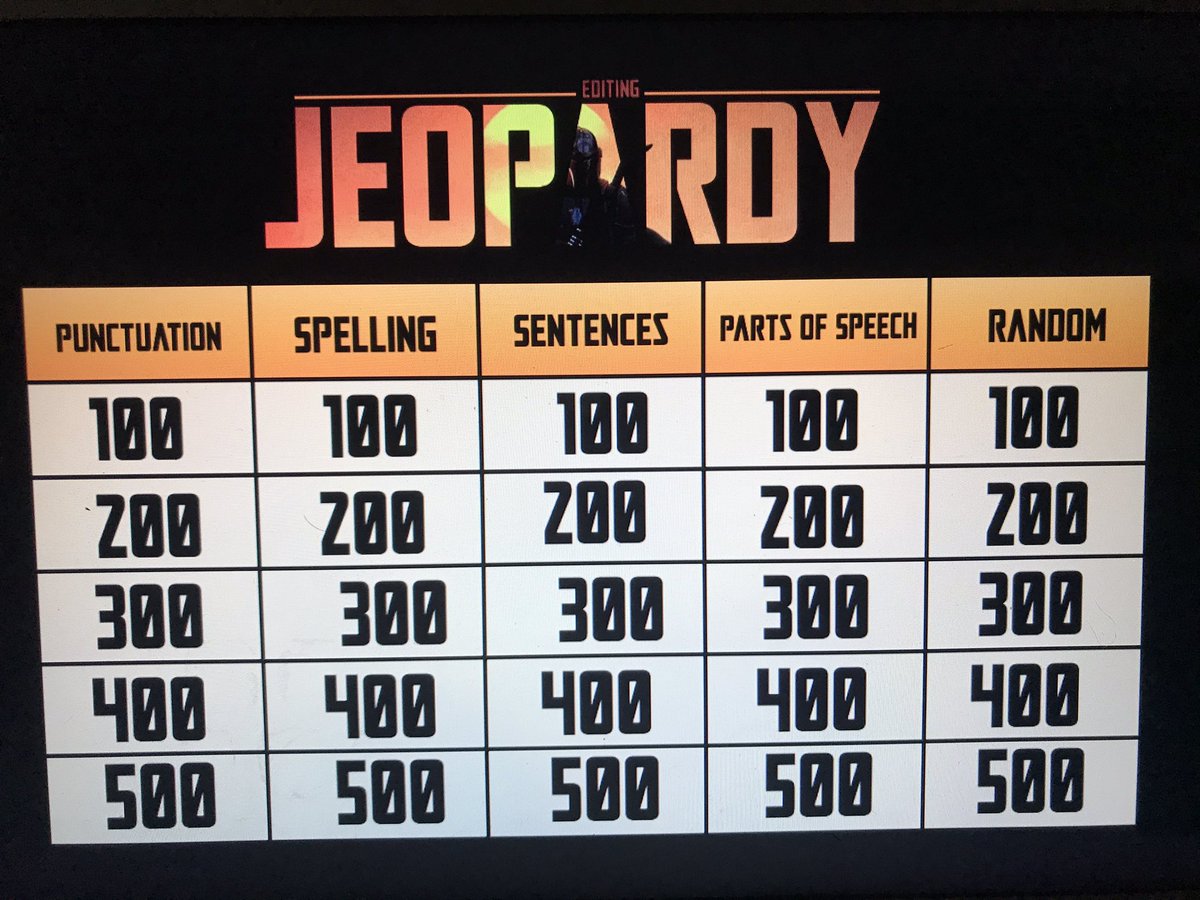 Ms_Vozar3rd's tweet photo. Jeopardy is always a big hit! #robisonstrong #reviewgames https://t.co/MaTHdIHF1l