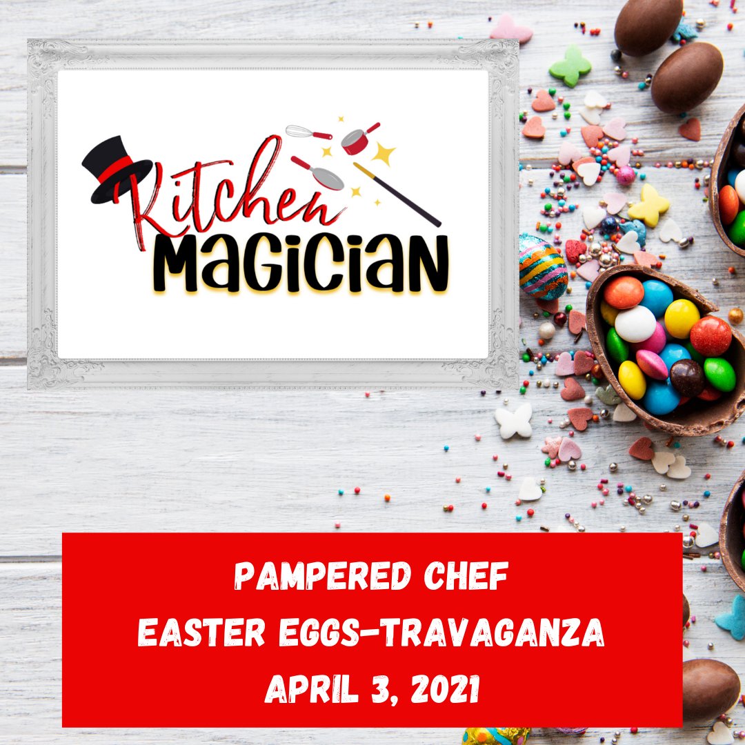 Mokanna329's tweet photo. Want to make meal time family time again? Then stop by and talk to the Kitchen Magician, Heather, at her Pampered Chef table this Saturday at our Easter Event! 

#easter2021 #masons #mokanna #pamperedchef #vasanrt https://t.co/iqa2fzhaXH
