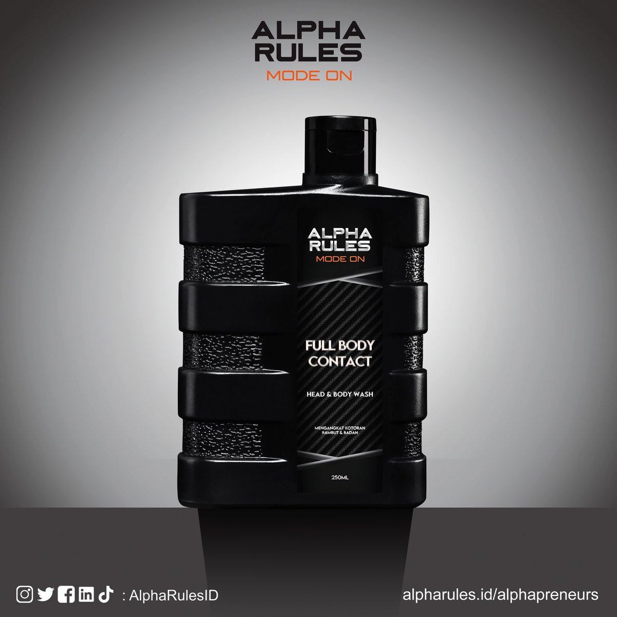 AlphaRulesID's tweet photo. Alpha Rules - Full Body Contact

Bersihkan seluruh badanmu hanya dalam satu tuangan!

Dapatkan segera di https://t.co/TgHt3xiVMc

#alpharulesmodeon #alphapreneurs #alaphamodeon #alphageneration https://t.co/X25iADZlr2