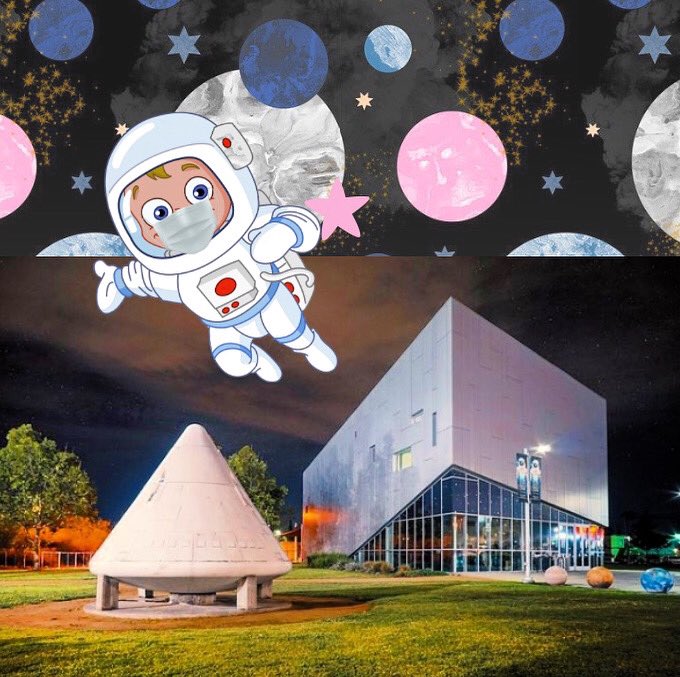 columbiaspace's tweet photo. Just a reminder, the Space Center is still closed but we will continue to connect with you virtually! The more we work together & follow COVID-19 health guidelines, the quicker we can open! You can share to show your support & tagย #museumsformasks!ย @socalmuseumsย @calmuseums https://t.co/yQ4iaVZXKS