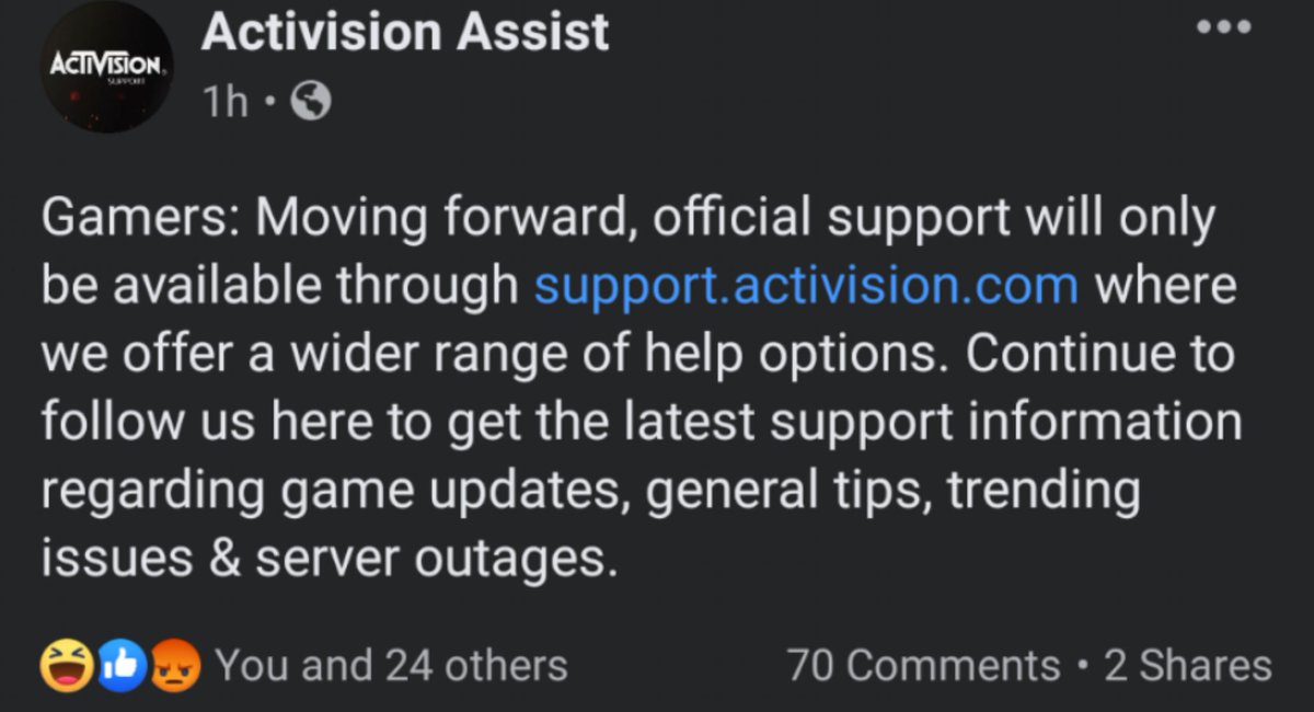 another_streamr's tweet image. You can't laugh at this on Twitter, because @ATVIAssist have already stopped comments on it...

When people have been hacked and locked out of accounts for months, with no follow up from said "Assist" team, what do you do? 

TAKE THE PISS! 😎

#PRfail #ActivisionFAIL