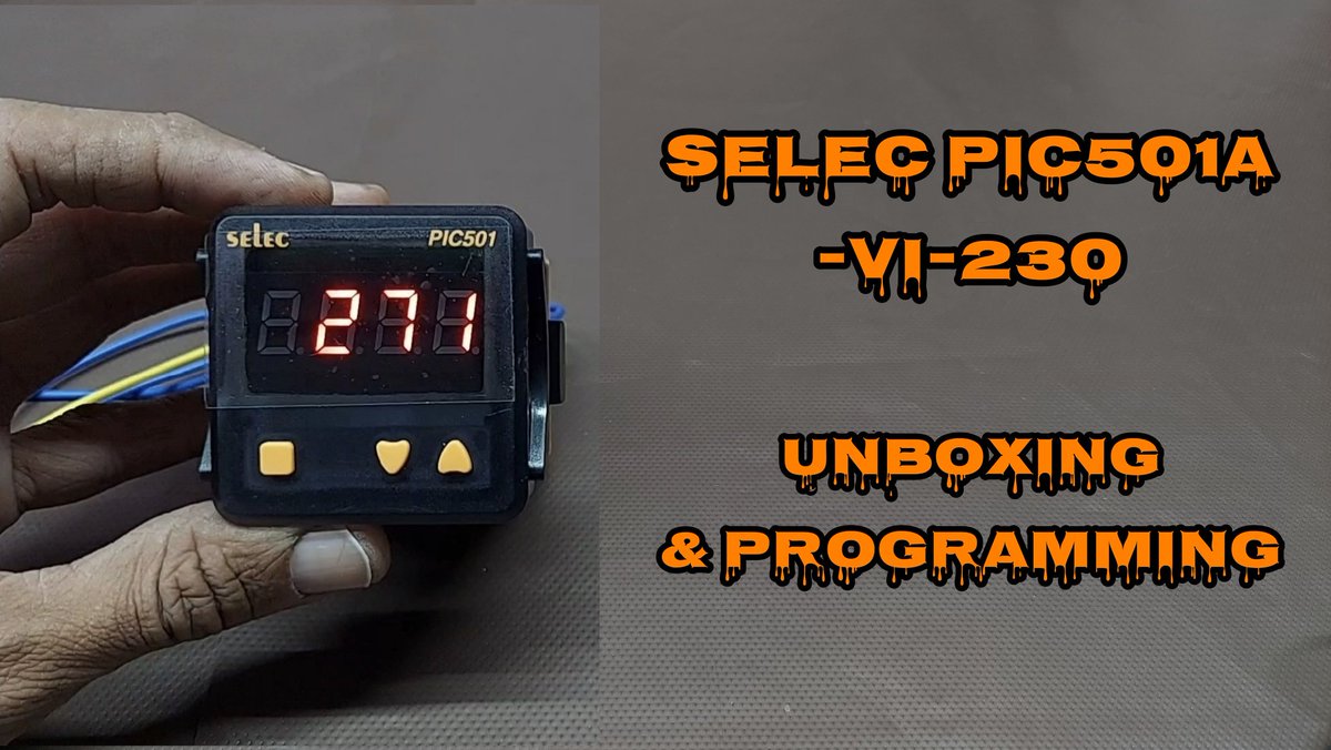 NerdyNairTech's tweet image. New Video: Selec PIC501A-VI-230 | Unboxing & Programming
youtu.be/SoMuJxmUbMo
#SELEC
#processindicator