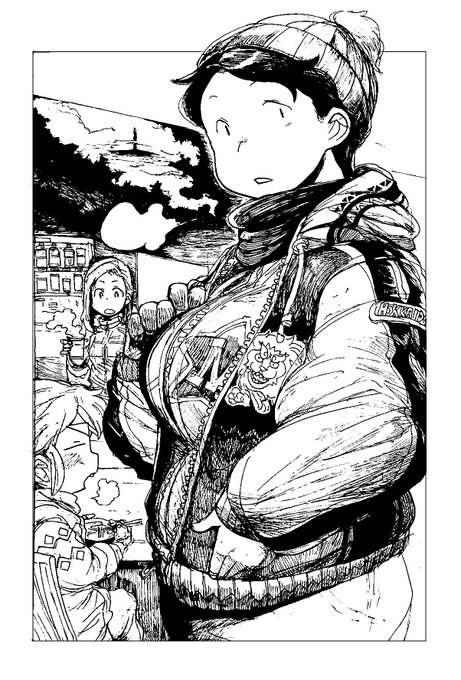 過去描いた扉絵風のやつ 