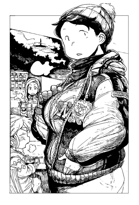 過去描いた扉絵風のやつ 