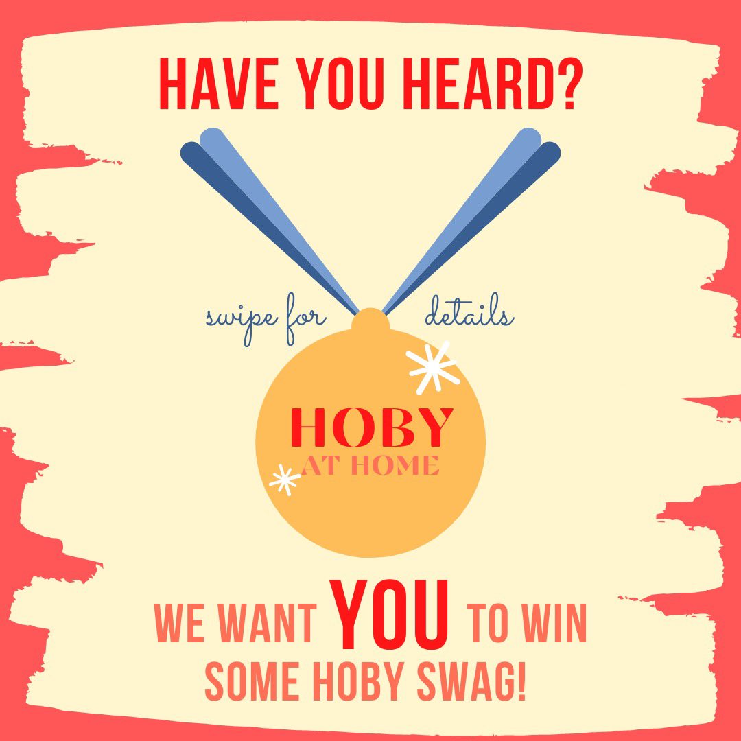 hobyvt's tweet photo. Hey HOBY! Jump into our HOBY at Home challenge happening this week! DM us answers to these questions for a chance to win HOBY swag💥🌟 https://t.co/sMu5QXNnqY